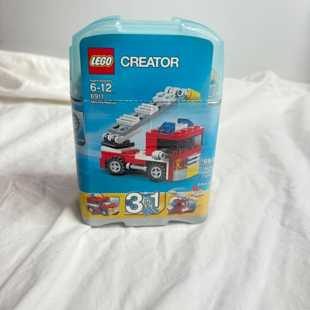 LEGO Creator 6911 Mini Fire Rescue 3 in 1 Building Toy Set, Ages 6 to 12 - Picture 2 of 8